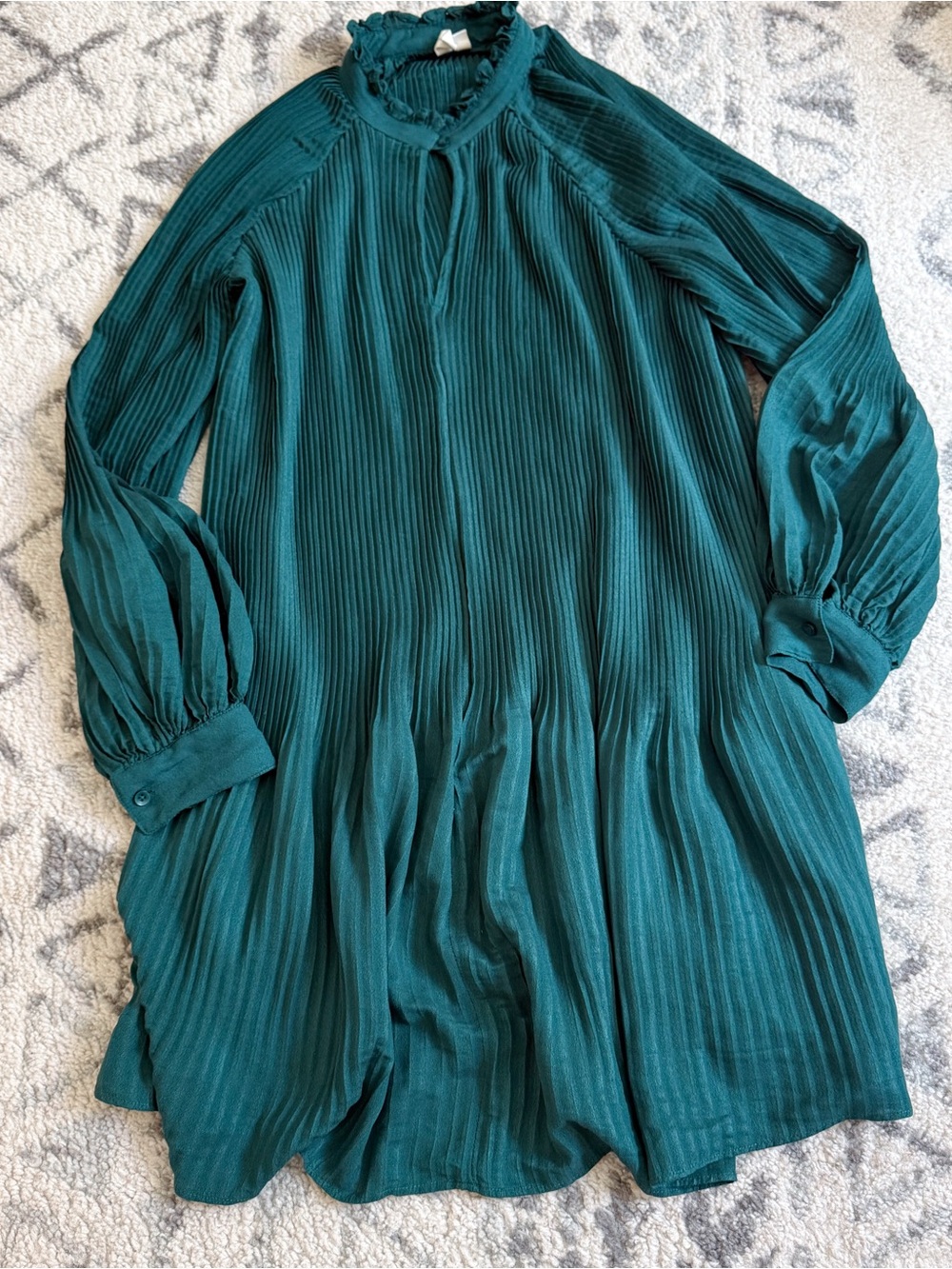 Treasure & Bond Pleated Mini Dress